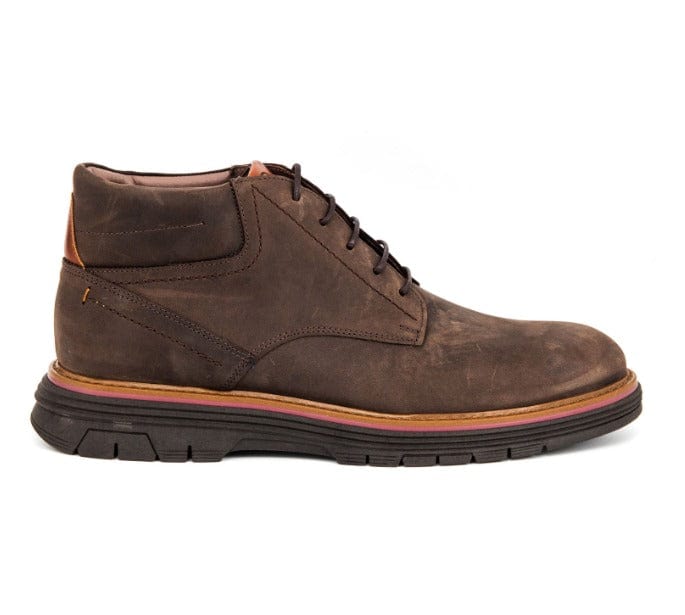 Ανδρικά δερμάτινα μποτάκια Damiani 5201 καφέ-La Scarpa Shoes Ανδρικά δερμάτινα μποτάκια Damiani 5201 καφέ SMALL MEN BOOTS Damiani