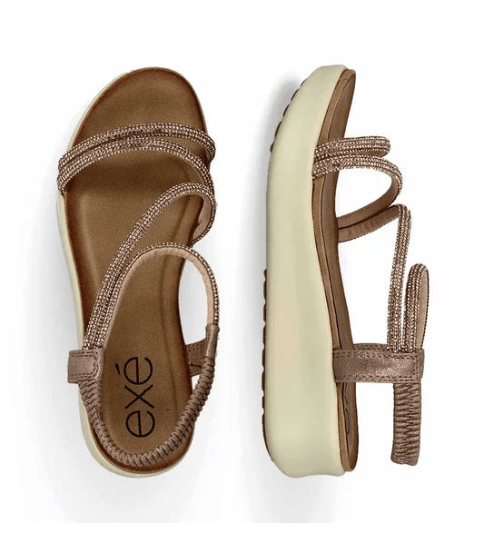 Γυναικεία πέδιλα exe 706 nude Γυναικεία πέδιλα exe 706 nude FLAT SANDALS TSAKIRIS MALLAS