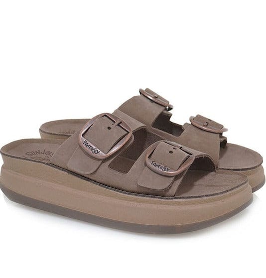 Γυναικείες παντόφλες Fantasy S1100 brown Γυναικείες παντόφλες Fantasy S1100 brown FLAT SANDALS FANTASY SANDALS