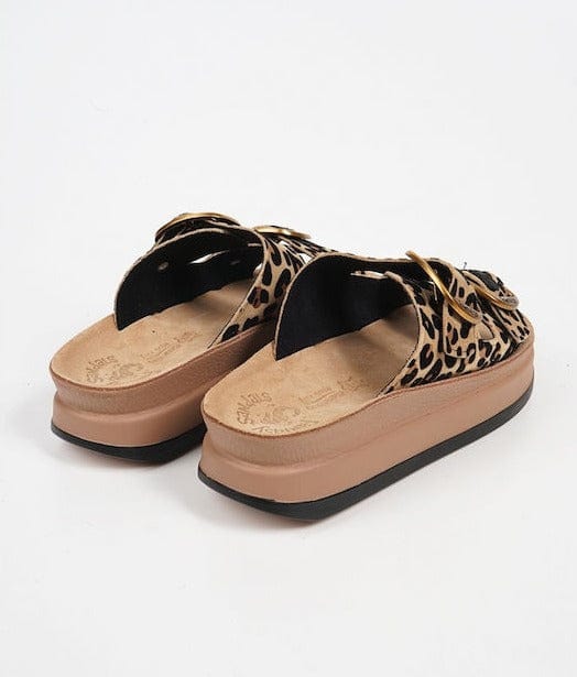 Γυναικείες παντόφλες Fantasy velvet leopard S1100 Γυναικείες παντόφλες Fantasy velvet leopard S1100 FLAT SANDALS FANTASY SANDALS