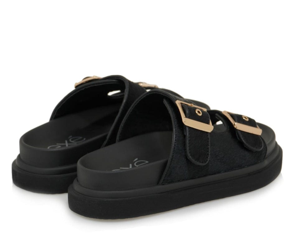 Γυναικεία Flats exe 232 black Γυναικεία Flats exe 232 black FLAT SANDALS TSAKIRIS MALLAS