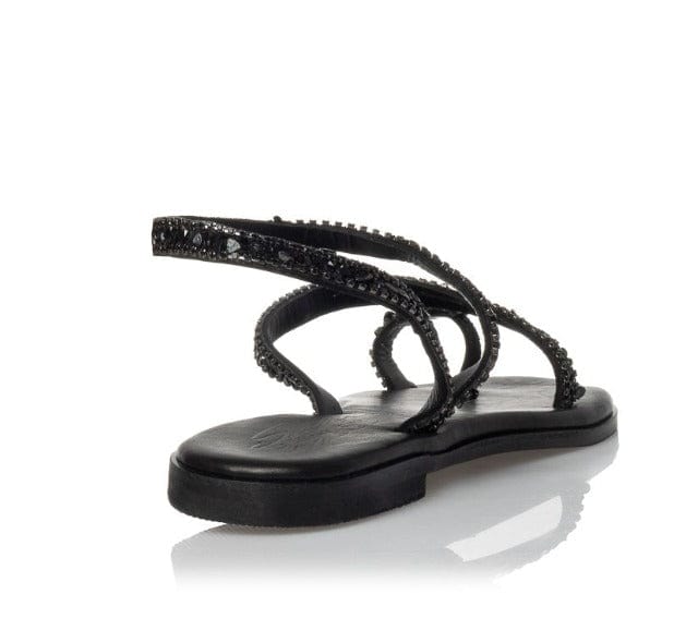 Γυναικεία Flats Sante black 25-405 Γυναικεία Flats Sante black 25-405 FLAT SANDALS SANTE