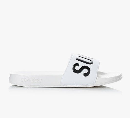 Ανδρικές παντόφλες Superdry MF310256A Optic/black FLIP FLOPS SUPERDRY