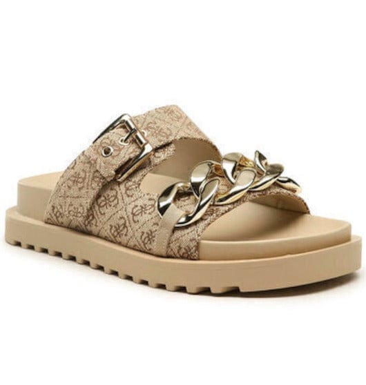 Γυναικεία σανδάλια Guess FL6FT2F03 gold Γυναικεία σανδάλια Guess FL6FT2F03 gold FLAT SANDALS Guess shoes