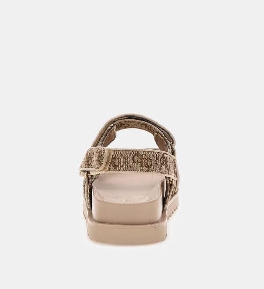 Γυναικεία πέδιλα Guess FLJFDSLEL03 gold Γυναικεία πέδιλα Guess FLJFDSLEL03 gold FLAT SANDALS Guess shoes
