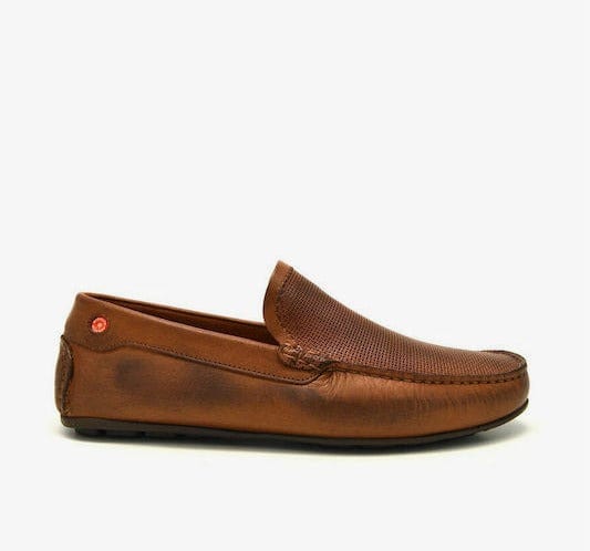 Ανδρικά μοκασίνια Robinson 72880 ταμπά MOCASSINS MEN ROBINSON