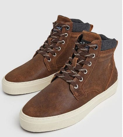 Ανδρικά μποτάκια Pepe Jeans PMS30998 καφέ-La Scarpa Shoes Ανδρικά μποτάκια Pepe Jeans PMS30998 καφέ SMALL MEN BOOTS PEPE JEANS