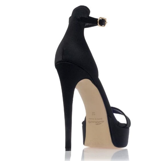 Γυναικεία πέδιλα Sante 23-579 μαύρο-La Scarpa Shoes Γυναικεία πέδιλα Sante 23-579 μαύρο HEELS SANTE