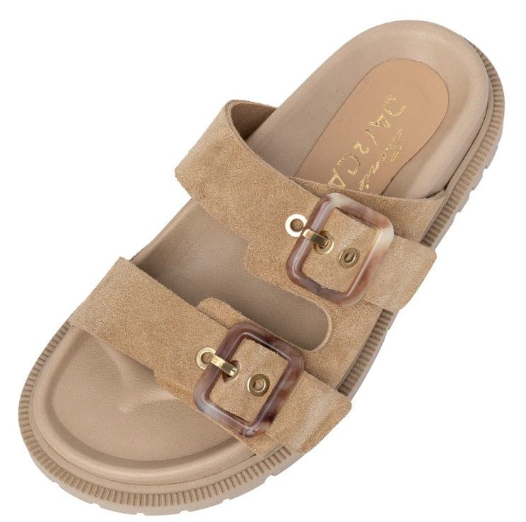 Γυναικεία σαμπό Sante 25-129 beige Γυναικεία σαμπό Sante 25-129 beige FLAT SANDALS SANTE