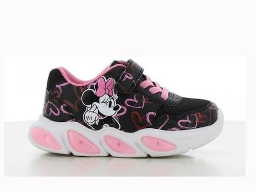 Παιδικά Sneakers για κορίτσι Minnie Mouse DM011379 μαύρο/ροζ με φωτάκια Παιδικά Sneakers για κορίτσι Minnie Mouse DM011379 μαύρο/ροζ με φωτάκια GIRLS EXE KIDS