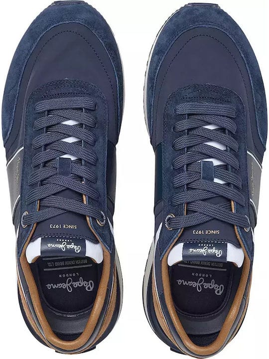 Ανδρικά Sneakers Pepe jeans navy PMS60008 Ανδρικά Sneakers Pepe jeans navy PMS60008 MEN CASUAL PEPE JEANS