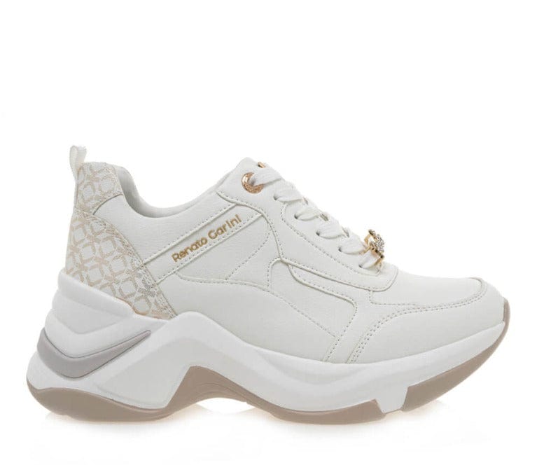 Γυναικεία sneakers Renato Garini 340 λευκό/χρυσό Γυναικεία sneakers Renato Garini 340 λευκό/χρυσό CASUAL TSAKIRIS MALLAS