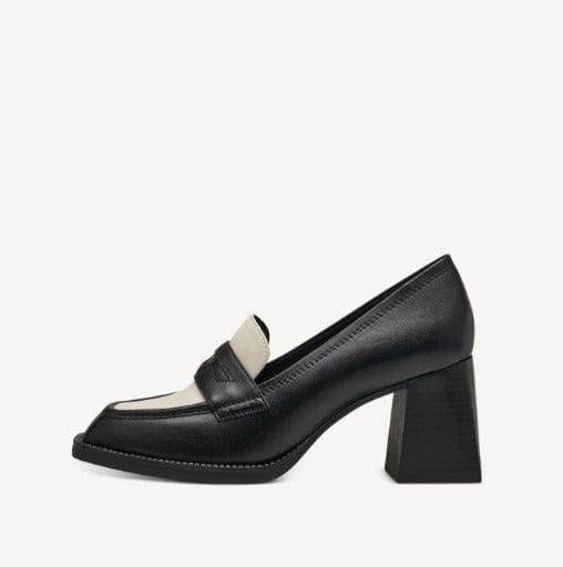 Γυναικείες γόβες Tamaris 1-24429-41 black combo-La Scarpa Shoes Γυναικείες γόβες Tamaris 1-24429-41 black combo HEELS TAMARIS