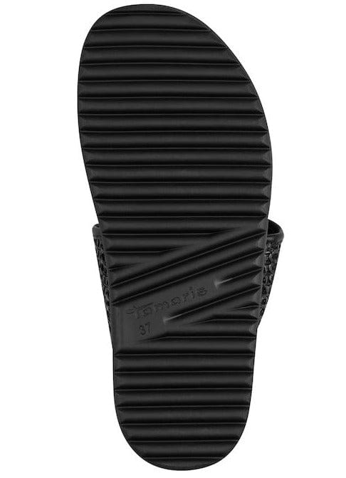 Γυναικείες παντόφλες Tamaris 1-27418 black Γυναικείες παντόφλες Tamaris 1-27418 black FLAT SANDALS TAMARIS