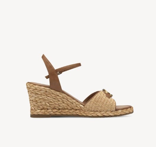Γυναικεία πλατφόρμα Tamaris beige 1-28339 Γυναικεία πλατφόρμα Tamaris beige 1-28339 ESPADRILLES TAMARIS
