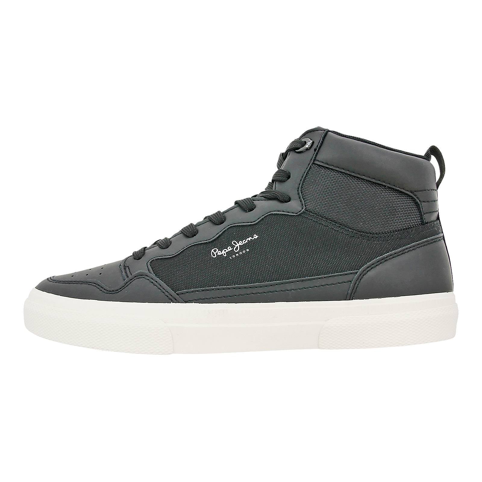 Casual ανδρικά μποτάκια pepe jeans μαύρα-La Scarpa Shoes Casual ανδρικά μποτάκια pepe jeans μαύρα MEN CASUAL PEPE JEANS
