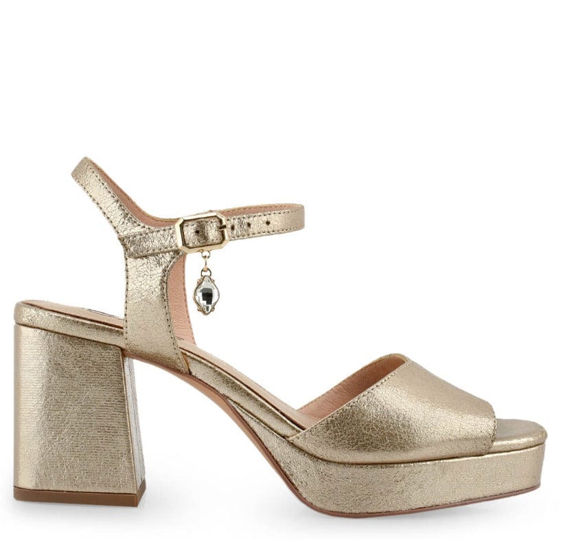 Γυναικεία πέδιλα Exe Lina 510 χρυσό-La Scarpa Shoes Γυναικεία πέδιλα Exe Lina 510 χρυσό HEELS TSAKIRIS MALLAS