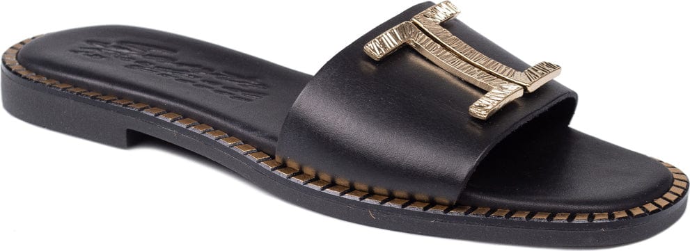 Sante 21-303 black FLAT SANDALS SANTE