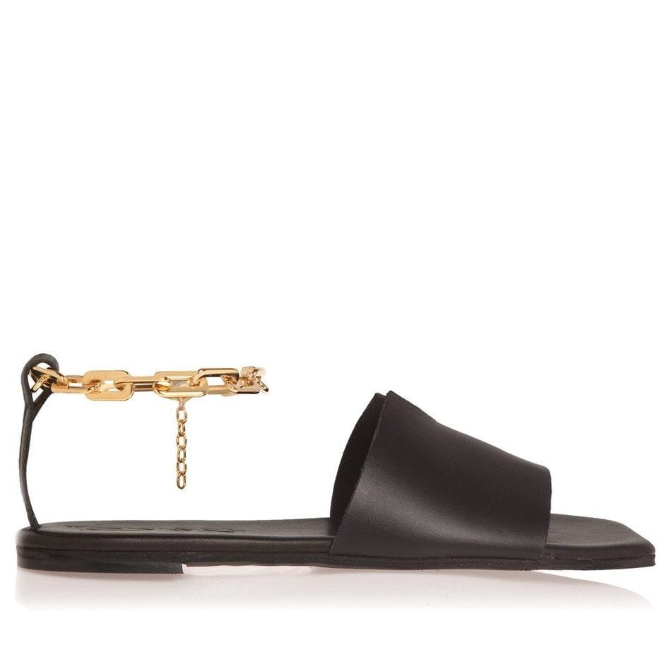 Sante 21-315 black FLAT SANDALS SANTE