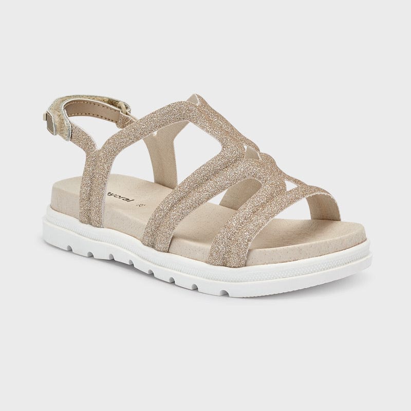 Mayoral sandalia glitter 39 champan 43277 - La Scarpa Shoes