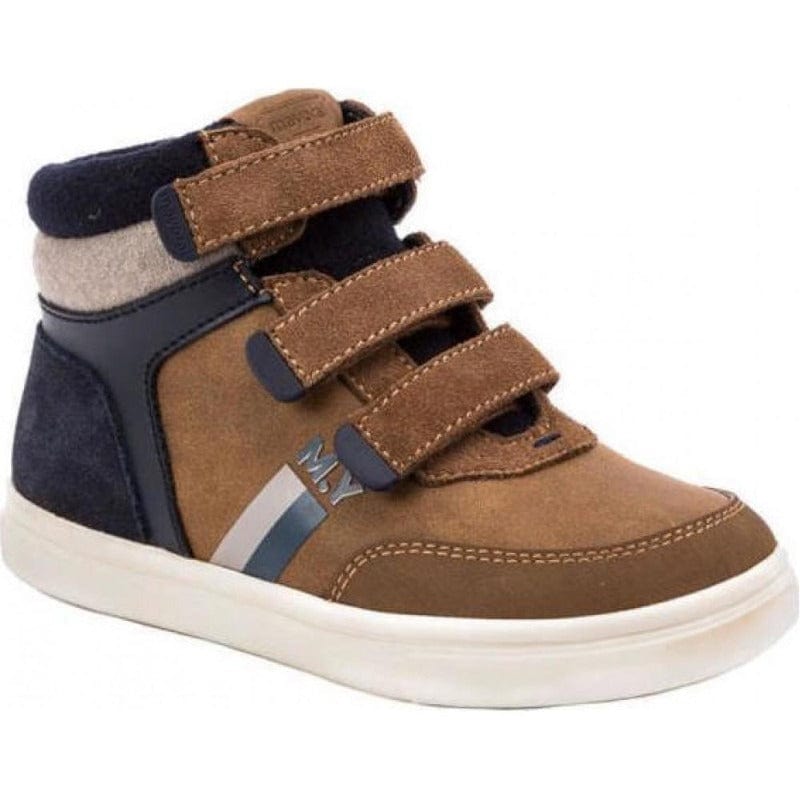 Mayoral μποτάκια καφέ 46085-La Scarpa Shoes Mayoral μποτάκια καφέ 46085 BOYS MAYORAL