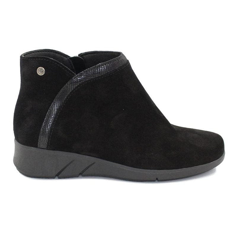 Γυναικεία σουέτ μποτάκια μαύρα ragazza 0171-La Scarpa Shoes Γυναικεία σουέτ μποτάκια μαύρα ragazza 0171 SMALL BOOTS RAGAZZA