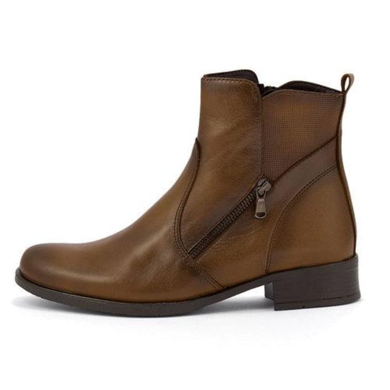 Γυναικεία μποτάκια Ragazza 0610 ταμπά -La Scarpa Shoes Γυναικεία μποτάκια Ragazza 0610 ταμπά SMALL BOOTS RAGAZZA