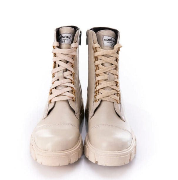 Γυναικεία αρβυλάκια Robinson 11330 λευκό του πάγου -La Scarpa Shoes Γυναικεία αρβυλάκια Robinson 11330 λευκό του πάγου SMALL BOOTS ROBINSON