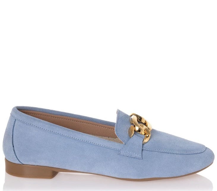 Γυναικεία μοκασίνια sante 23-125 γαλάζιο-La Scarpa Shoes Γυναικεία μοκασίνια sante 23-125 γαλάζιο WOMEN MOCASSINS SANTE