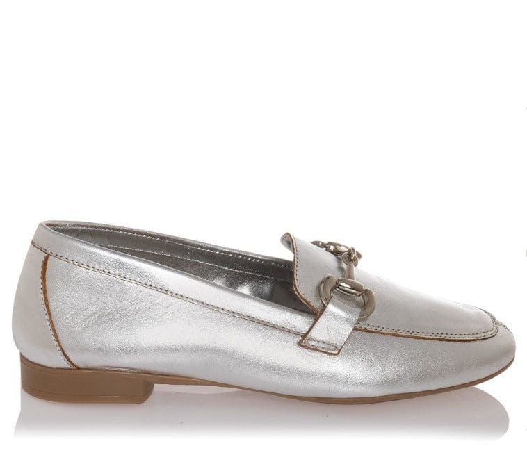 Γυναικεία μοκασίνια sante 23-131 ασημί -La Scarpa Shoes Γυναικεία μοκασίνια sante 23-131 ασημί WOMEN MOCASSINS SANTE