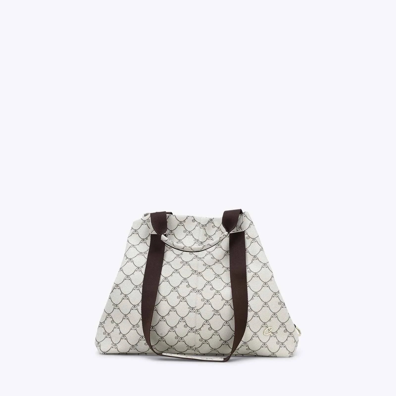 Γυναικεία τσάντα χειρός λευκό με τύπωμα πεταλούδας 1010-3636 Γυναικεία τσάντα χειρός λευκό με τύπωμα πεταλούδας 1010-3636 Handbag AXEL