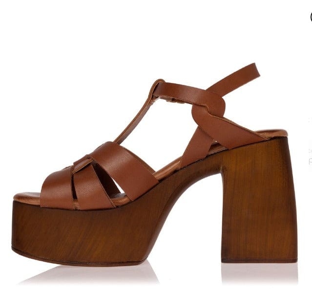 Γυναικεία πέδιλα  23-168 ταμπά-La Scarpa Shoes Γυναικεία πέδιλα  23-168 ταμπά SANDALS SANTE