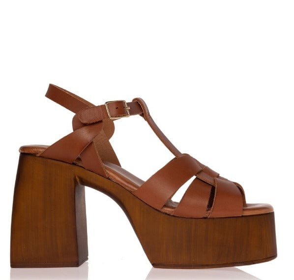Γυναικεία πέδιλα  23-168 ταμπά-La Scarpa Shoes Γυναικεία πέδιλα  23-168 ταμπά SANDALS SANTE