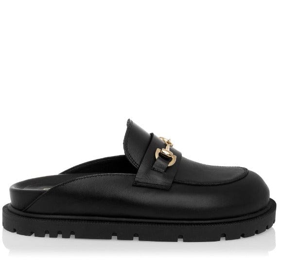 Γυναικεία σαμπό 24-139 μαύρο-La Scarpa Shoes Γυναικεία σαμπό 24-139 μαύρο WOMEN MOCASSINS SANTE