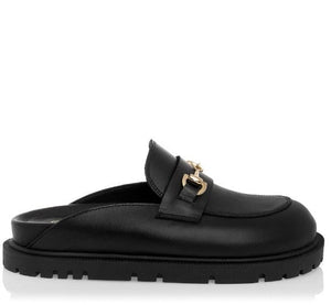 Γυναικεία σαμπό 24-139 μαύρο-La Scarpa Shoes Γυναικεία σαμπό 24-139 μαύρο WOMEN MOCASSINS SANTE