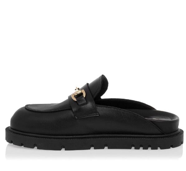 Γυναικεία σαμπό 24-139 μαύρο-La Scarpa Shoes Γυναικεία σαμπό 24-139 μαύρο WOMEN MOCASSINS SANTE