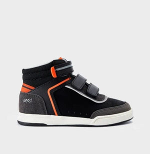 Παιδικά σπορ μποτάκια 44420 μαύρο-La Scarpa Shoes Παιδικά σπορ μποτάκια 44420 μαύρο BOYS MAYORAL