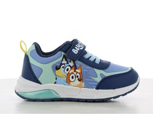 Παιδικά Sneakers ανατομικά για αγόρι bluey μπλε με φωτάκιαBL00455