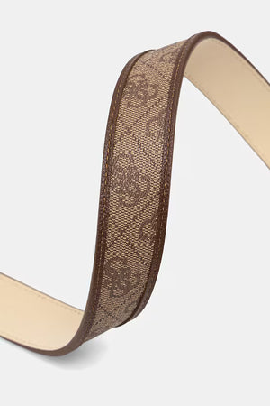 Γυναικεία ζώνη με αγκράφα latte logo Guess BW9334P6130 Γυναικεία ζώνη με αγκράφα latte logo Guess BW9334P6130 BELTS Guess