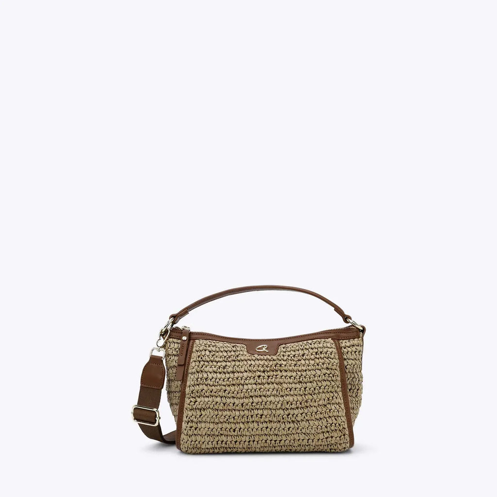 Γυναικεία τσάντα χιαστί μπεζ Axel 1020-1075 Γυναικεία τσάντα χιαστί μπεζ Axel 1020-1075 Crosswise AXEL