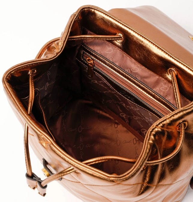 Γυναικεία τσάντα πλάτης Axel 1023-0459 Bronze-La Scarpa Shoes Γυναικεία τσάντα πλάτης Axel 1023-0459 Bronze Backpacks AXEL
