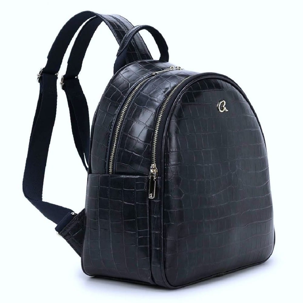 Γυναικεία τσάντα Backpack μπλέ κροκό Axel 1023-0602 Γυναικεία τσάντα Backpack μπλέ κροκό Axel 1023-0602 Backpacks AXEL