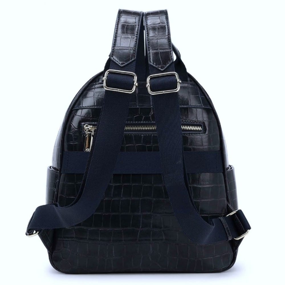 Γυναικεία τσάντα Backpack μπλέ κροκό Axel 1023-0602 Γυναικεία τσάντα Backpack μπλέ κροκό Axel 1023-0602 Backpacks AXEL