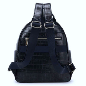 Γυναικεία τσάντα Backpack μπλέ κροκό Axel 1023-0602 Γυναικεία τσάντα Backpack μπλέ κροκό Axel 1023-0602 Backpacks AXEL