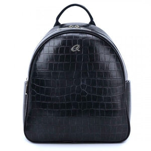 Γυναικεία τσάντα Backpack μπλέ κροκό Axel 1023-0602 Γυναικεία τσάντα Backpack μπλέ κροκό Axel 1023-0602 Backpacks AXEL