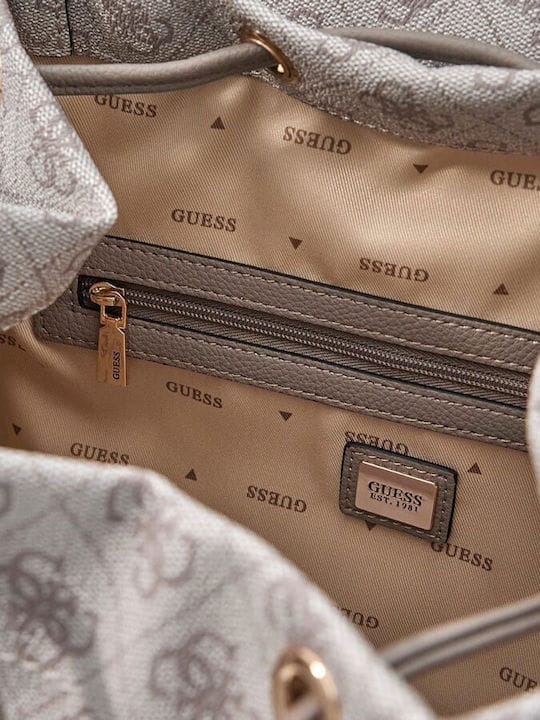 Γυναικεία τσάντα Bacpack Guess SG711831 dark taupe logo Γυναικεία τσάντα Bacpack Guess SG711831 dark taupe logo Backpacks Guess