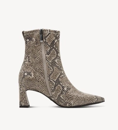 Γυναικεία μποτάκια beige snake Tamaris 1-25315 Γυναικεία μποτάκια beige snake Tamaris 1-25315 SMALL BOOTS TAMARIS