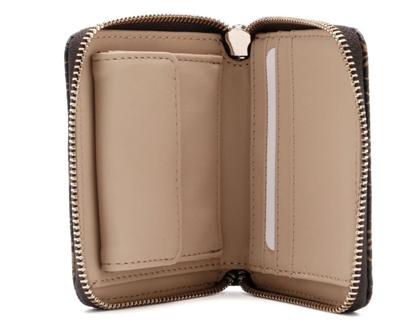 Γυναικείο πορτοφόλι brown logo Guess QL7459137 Γυναικείο πορτοφόλι brown logo Guess QL7459137 WALLETS Guess