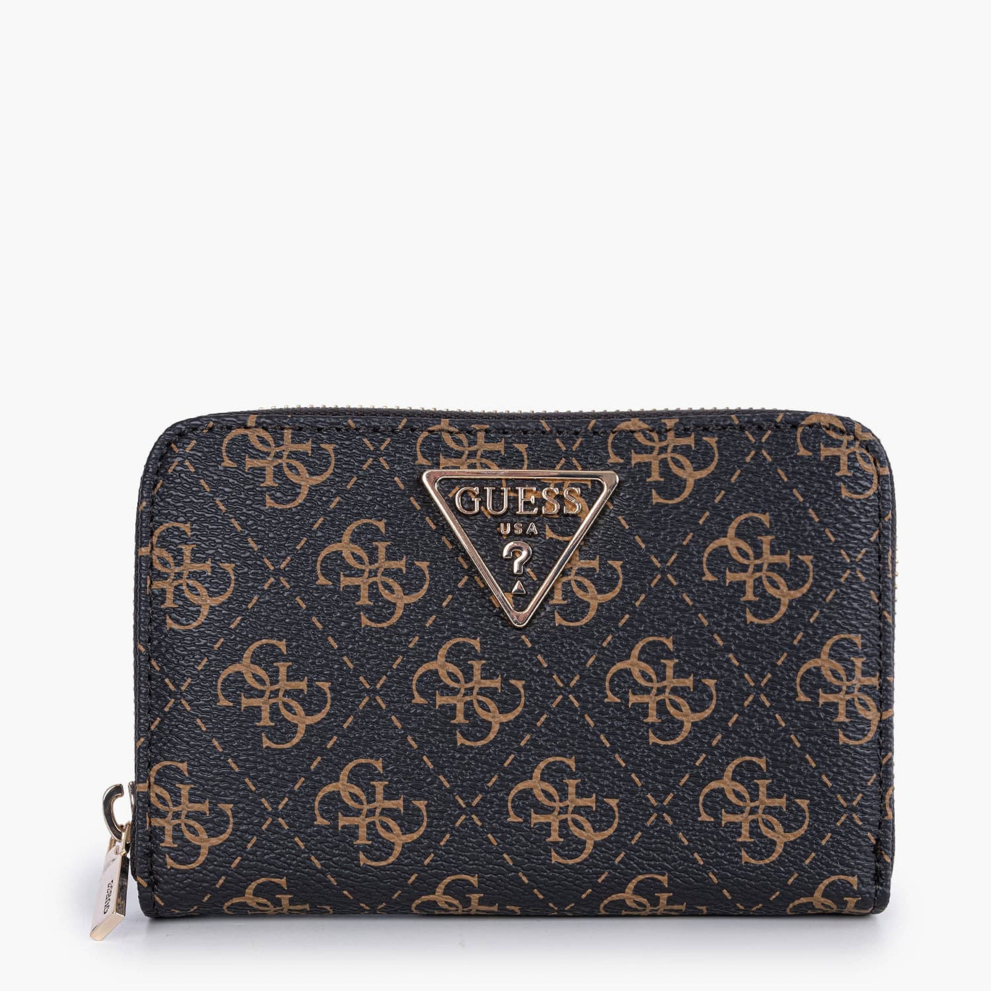 Γυναικείο πορτοφόλι brown logo Guess QL7459140 Γυναικείο πορτοφόλι brown logo Guess QL7459140 WALLETS Guess