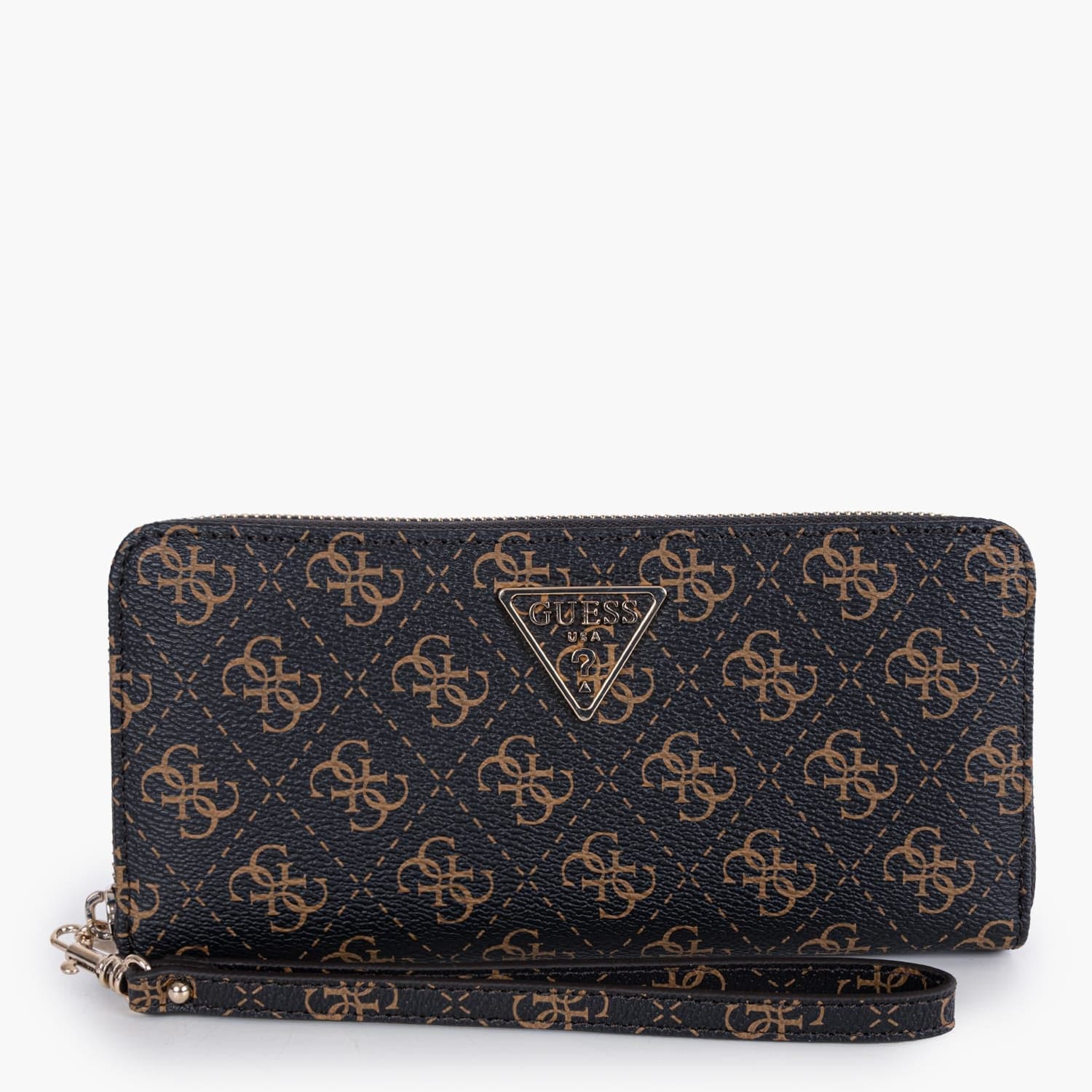 Γυναικείο πορτοφόλι brown logo Guess QL7459146 Γυναικείο πορτοφόλι brown logo Guess QL7459146 WALLETS Guess